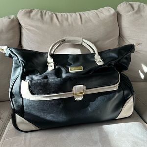 Black rolling duffel bag